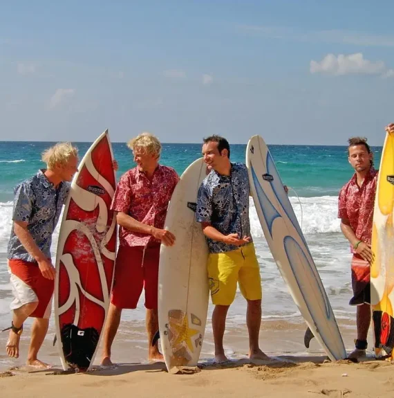 Happy Surfers before a Surf Session